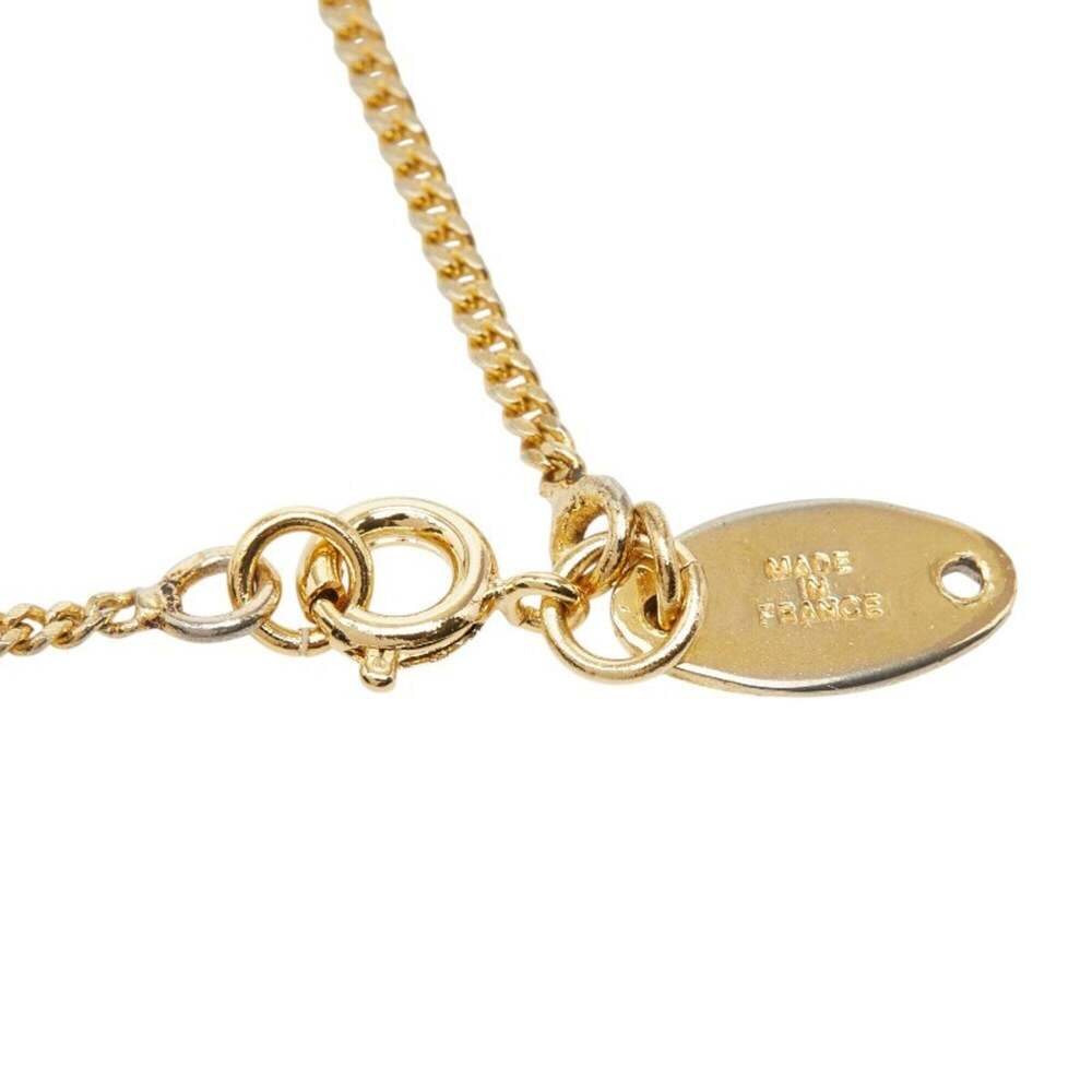 CHANEL Vintage Gold Logo Necklace - Picture 5 of 7